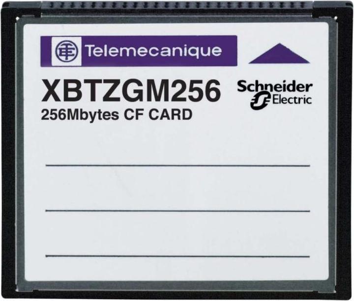 Actual product image Schneider Electric CF memory card 256MB for XBTG (256 GB, Nano memory card)