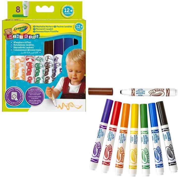 Actual product image Crayola Mini Kids - Marker (Multinational, 8 x)