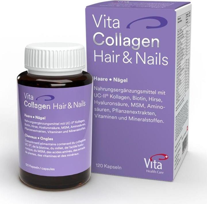 Produktbild Vita Collagen Hair & Nails (120 Stück, Kapseln, 325 g)