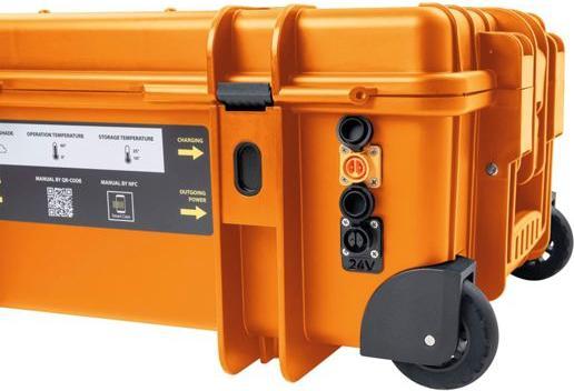 Immagine prodotto B&W International Alimentatore B&W Mobile Pro1500 500W incl. cavo arancione (500 W, 1500 Wh)