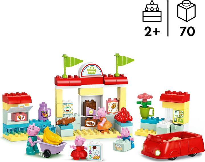 Actual product image LEGO Peppa's supermarket (10434)