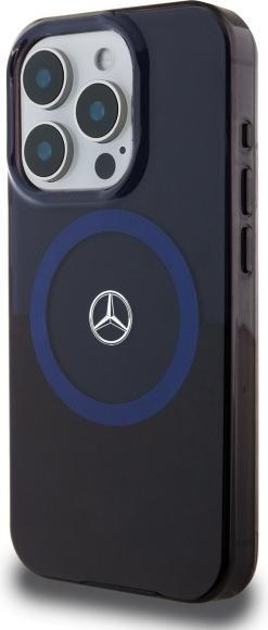 Immagine prodotto Mercedes MEHMP16X23HBIKV iPhone 16 Pro Max 6.9" czarny niebieski/black blue hardcase MB Double La (Apple iPhone 16 Pro Max)