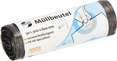 Neutralware Müllsack 50 x 60 cm (B x H) 6µm 30l grau 50 St./Pack. (50 x, 30 l)