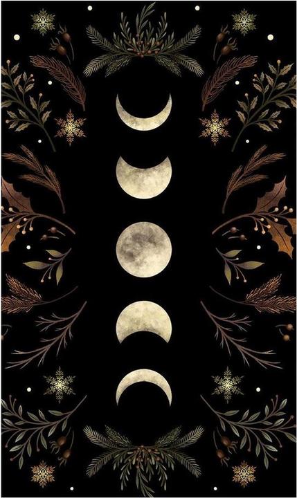 Image du produit Episodic Drawing - Imprimé MOONLIGHT GARDEN WINTER BROWN (40 x 30 cm)