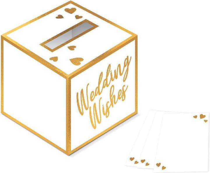 Actual product image Amscan Wedding Wish Boxes Wedding 25 x 25 x 25 cm with