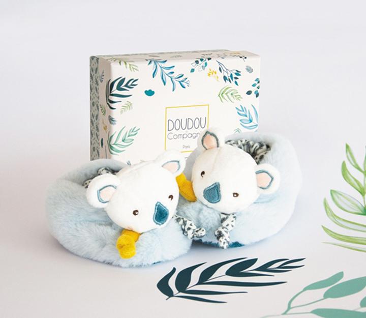 Produktbild Doudou et Compagnie Koala Füsslinge mit Rassel 0-6M (14)