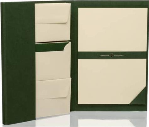 Produktbild Magni Rössler 1024831008 - Paper Royal - Briefpapiermappe DIN A4/DL, 25/25, grün/chamois gerippt (25 Stk.)