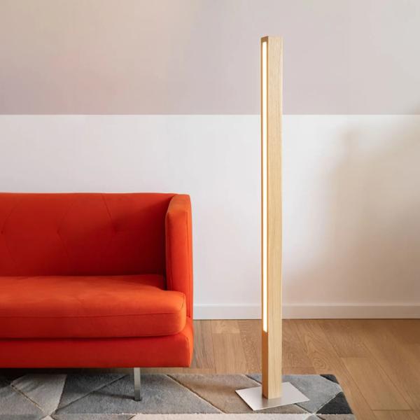Produktbild Isoled LED Stehleuchte PFETTE Eiche Schwarz (2600 lm)
