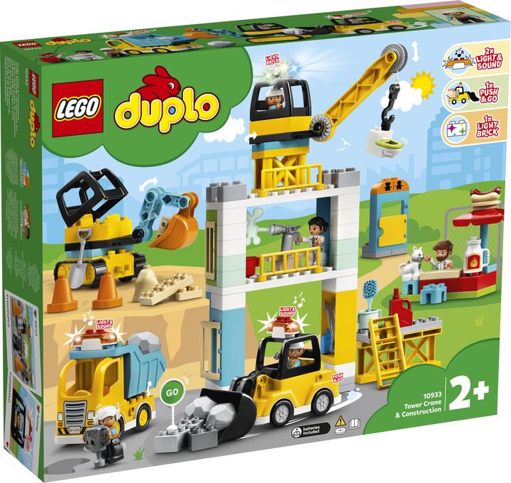 Actual product image LEGO Large construction site with light and sound (10933)