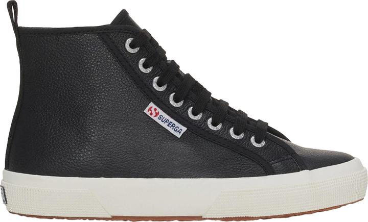Actual product image Superga Unisex Adult 2750 Tumbled Leather Mid Cut Trainers (43)