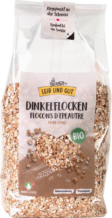 Produktbild Leib und Gut Bio Dinkelflocken fein 450 g (450 g)