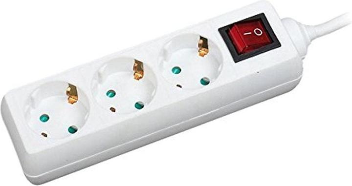 Image du produit LogiLink bandeau de prises (3 x, CEE 7/3, 1.40 m)