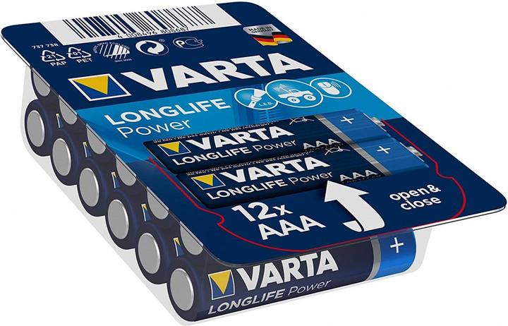 Image du produit Varta LONGLIFE Power Box (12 pcs, AAA, 1270 mAh)