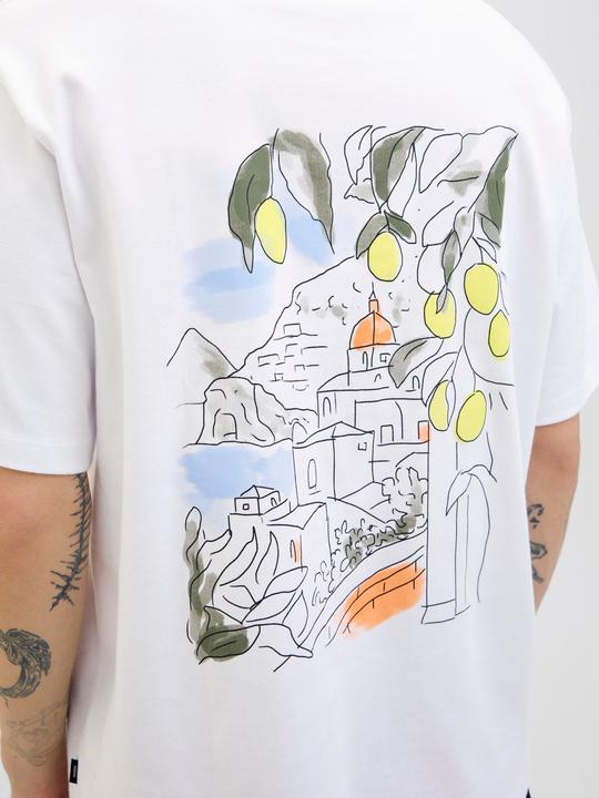 Produktbild Jack & Jones Gedruckt Rundhalsausschnitt T-shirt T-shirt (S)