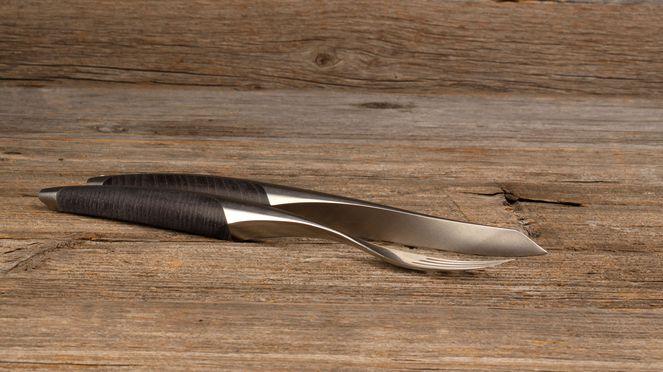 Actual product image Sknife Steak cutlery 2-piece set ash (2 Piece, Cutlery set)