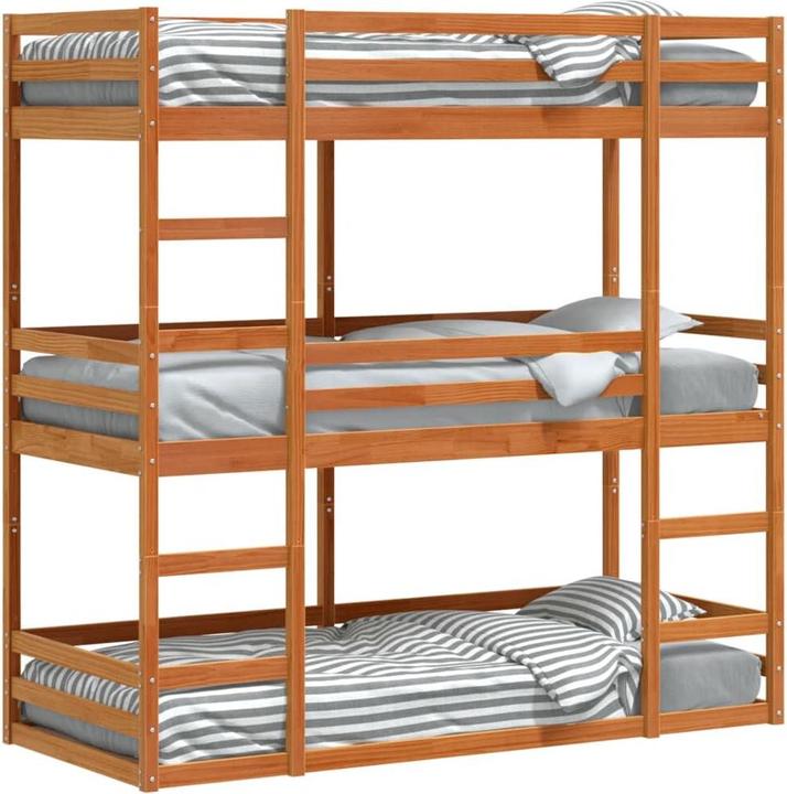 Actual product image VidaXL Triple bunk bed (90 x 200 cm)