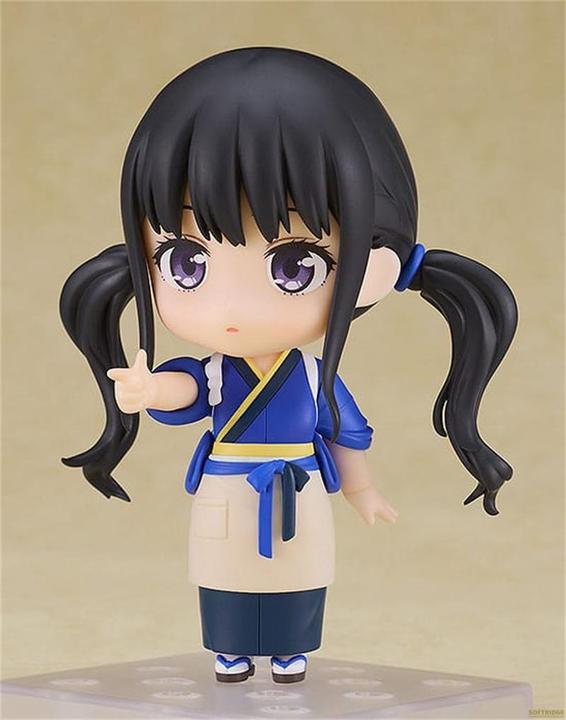 Actual product image Good Smile Company Lycoris Recoil Nendoroid figurine Takina Inoue: Cafe LycoReco Uniform Ver. 10 cm