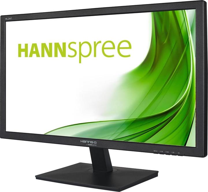 Produktbild Hannspree HANNS-G HL247HDP 59,94cm 23,6Zoll Wide TFT LED-BL FullHD 16:9 1.920x1.080 VGA HDMI speaker VESA (1920 x 1080 Pixel, 23.60")