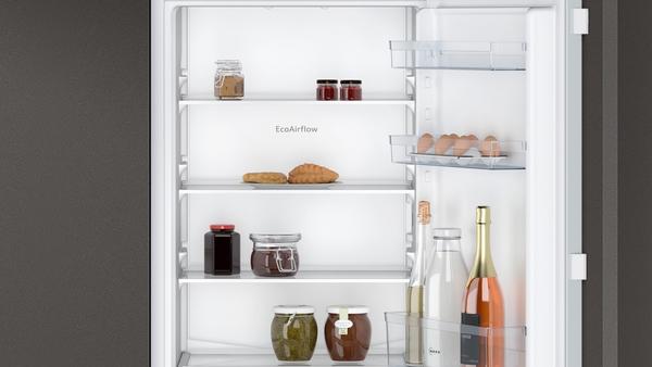 Image du produit Neff N 30, réfrigérateur-congélateur encastrable avec compartiment congélateur inférieur, 177,2 x 54,1 (260 l)