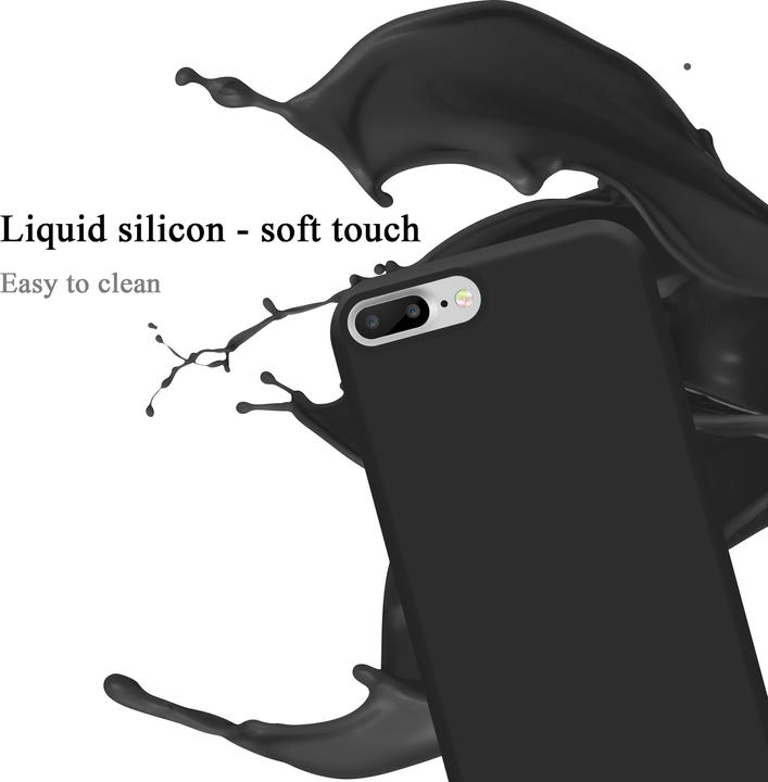 Productafbeelding Cadorabo TPU Liquid Silicone Case Cover (Apple iPhone 7 Plus, Apple iPhone 7s Plus, Apple iPhone 8 Plus)