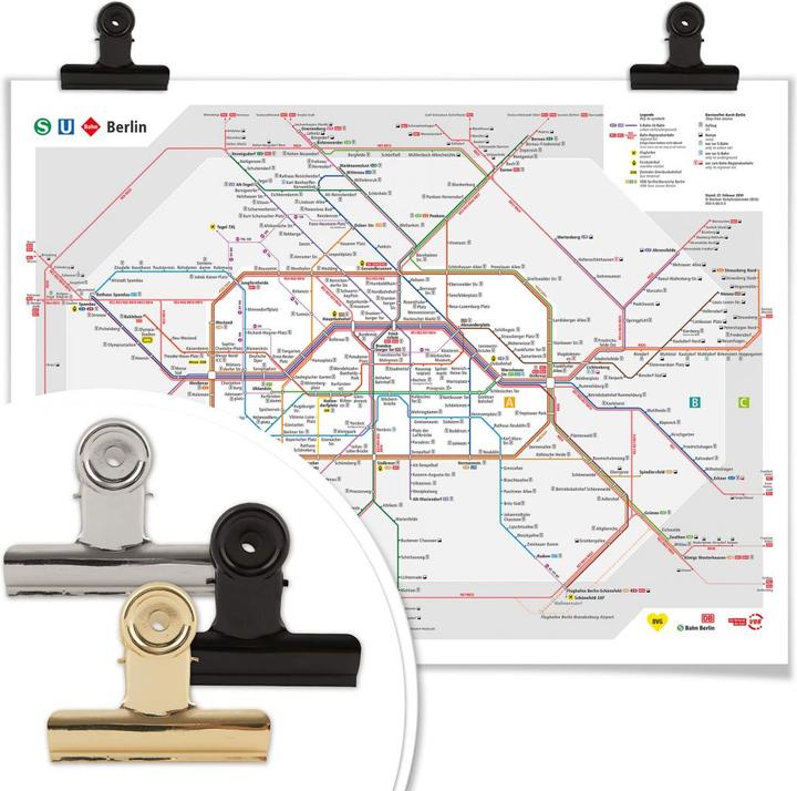 Produktbild BVG Berlin - Netzplan Berlin (150 x 120 cm)