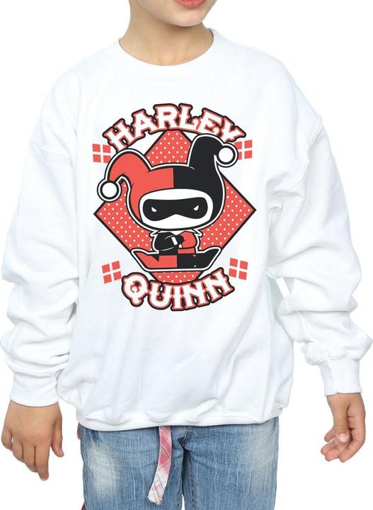 Immagine prodotto Chibi Harley Quinn Badge Felpa Ragazze (128)