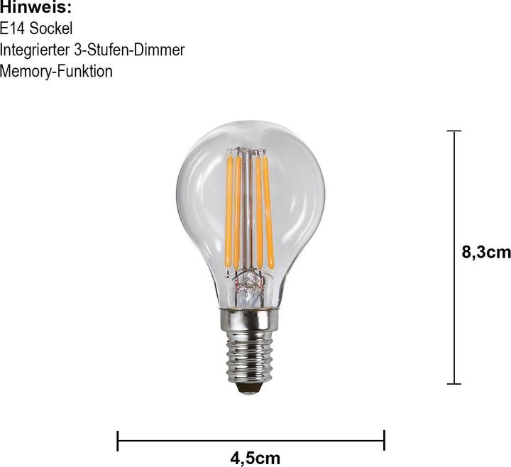 Produktbild Star Trading Leuchtmittel (E14, 4.20 W, 470 lm, 1 x, E)