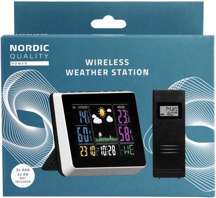 Actual product image Deltaco Wireless Weather Station