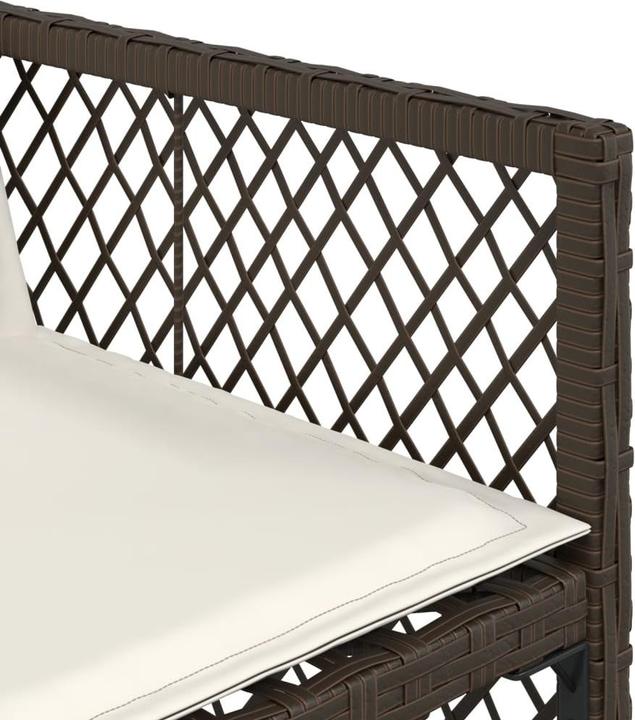 Image du produit VidaXL Meuble de jardin Ensemble de jardin 13 pièces brun poly rotin (106 cm)