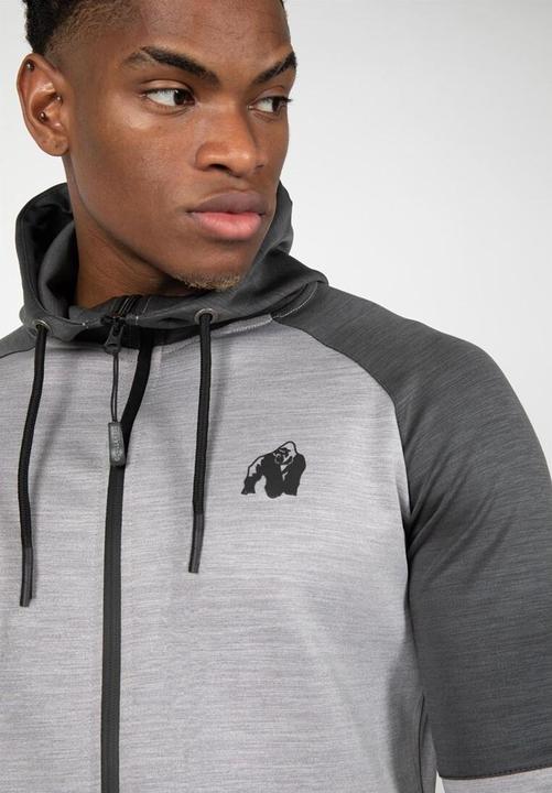 Actual product image Gorilla Wear Sullivan Track Jacket Grey (XXL)