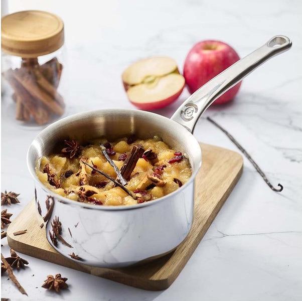 Actual product image de Buyer Affinity saucepan with lid induction (18 cm, Pot, Stainless steel)