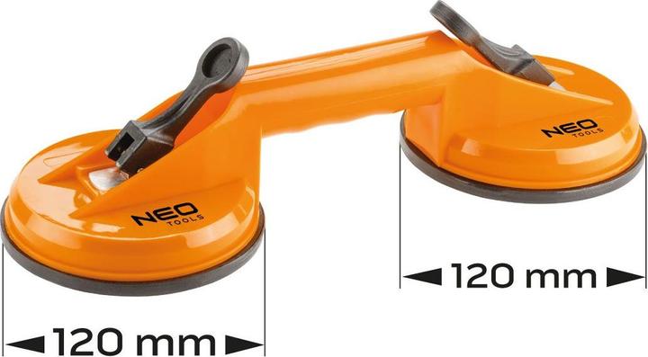 Actual product image Neo Double suction cup, 80 kg (80 kg)