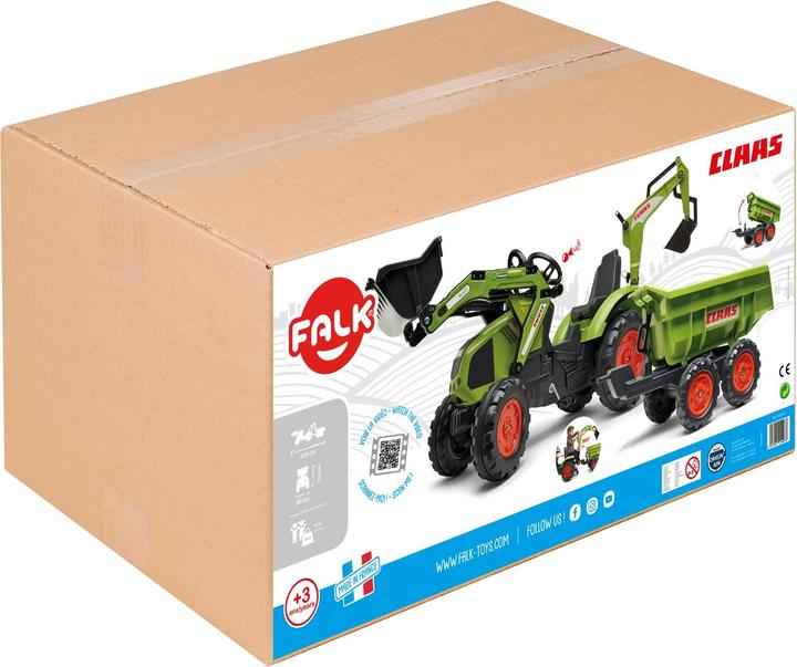 Actual product image Falk Toys Pedal tractor with trailer