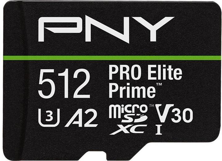 PNY microSD Pro Elite Prime 512 Go (512 Go, microSD)