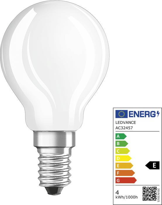 Produktbild Osram Led Base Classic P (E14, 4 W, 470 lm, 3 x, E)