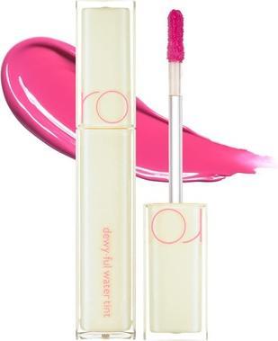 Image du produit Rom&Nd Dewyful Water Tint Lip Gloss 10 Murmur Pink 0.18 fl oz Longlasting Moisturizing Natural MLBB (10 Murmure rose)