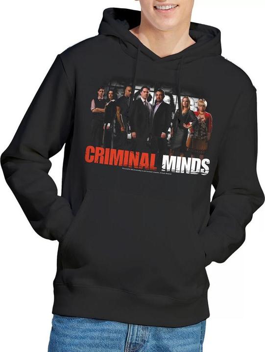 Immagine prodotto Criminal Minds The Brain Trust Felpa con Cappuccio Uomo (XXL)