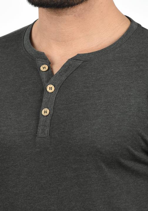 Immagine prodotto Solid Volker T-Shirt A Maniche Corte Maglietta Da Uomo Con Collo Grandad (3XL)