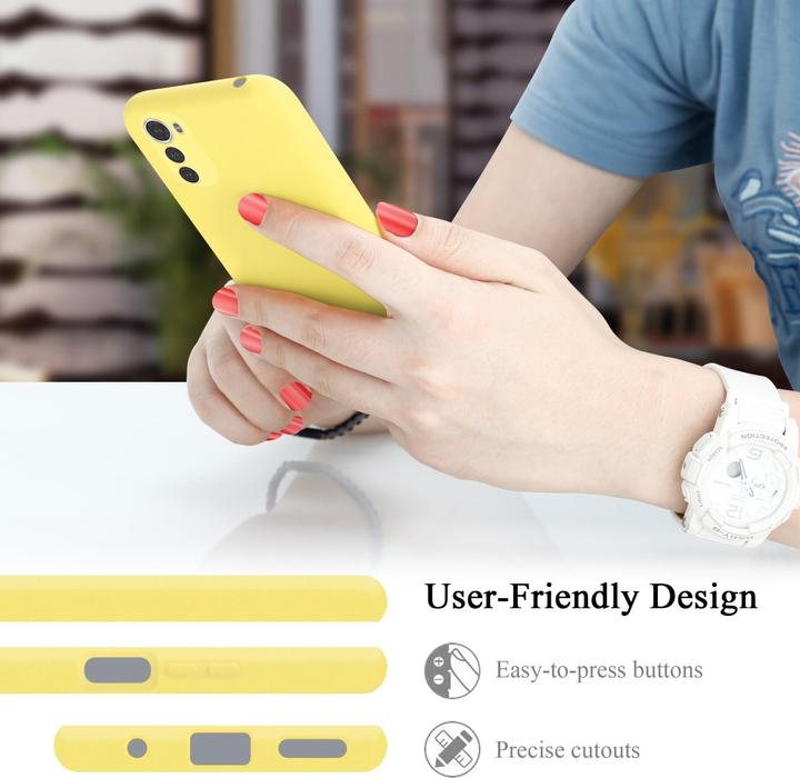 Actual product image Cadorabo TPU Liquid Silicone Case Cover for Motorola MOTO E32 4G / E32S (Motorola Moto E32s)