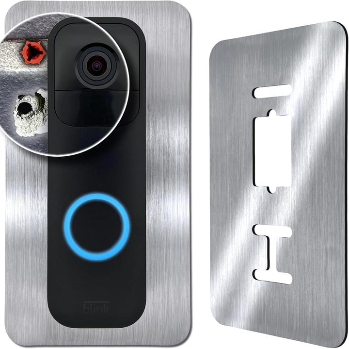Immagine prodotto Baron Design Edelstahl Blende für Blink Doorbell