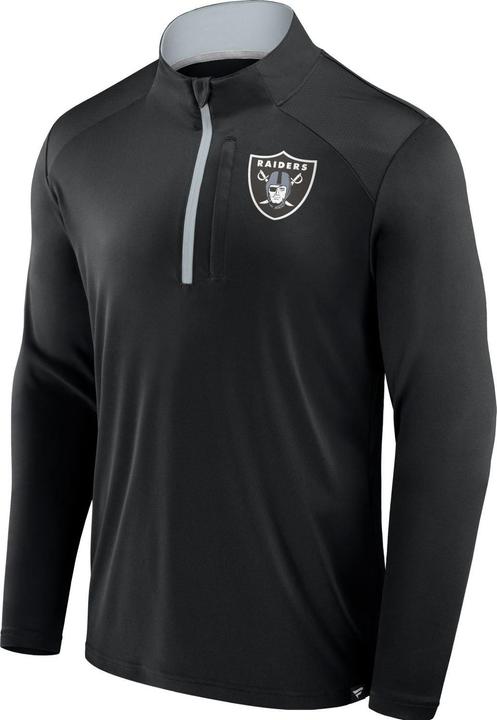 Produktbild Fanatics Las Vegas Raiders NFL Half-Zip Sweatshirt schwarz - 3XL (3XL)
