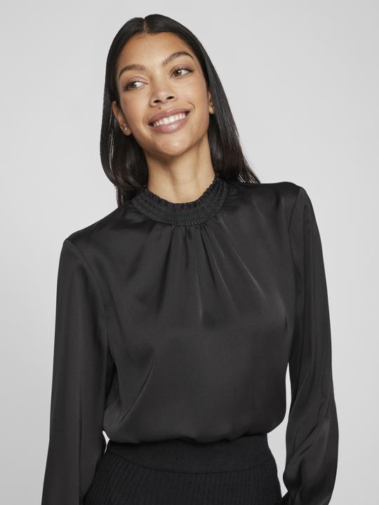 Actual product image Vila High Neck Top with Long Sleeves (40)
