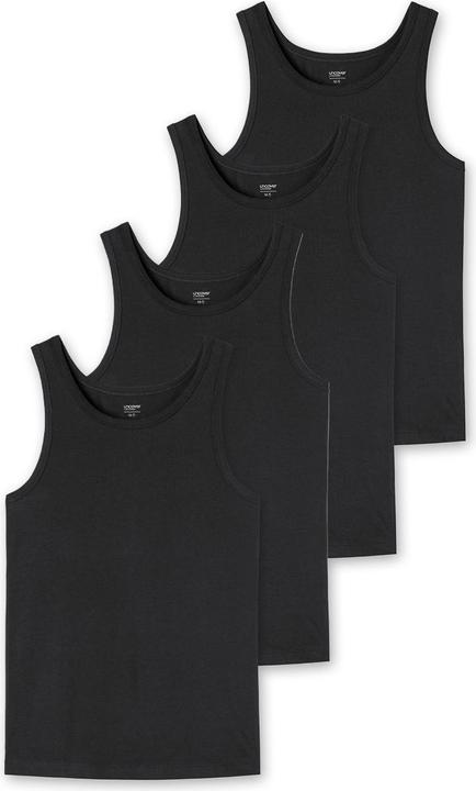 Uncover by Schiesser 4er Pack Basic Unterhemd / Tanktop (S)