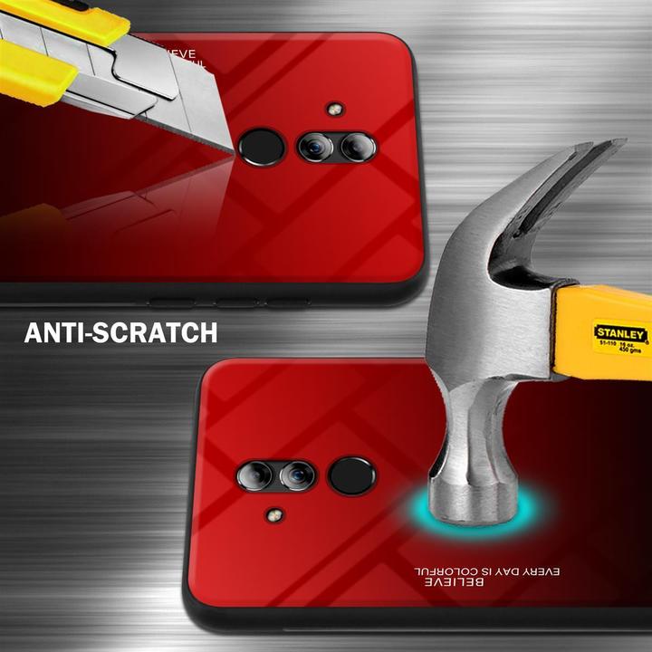 Produktbild Cadorabo TPU 2 Farben Glas Cover (Huawei Mate 20 Lite)