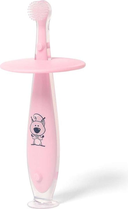 Babyono Zahnbürste 6M+ mit Saugnapf (Weich, 1 x)