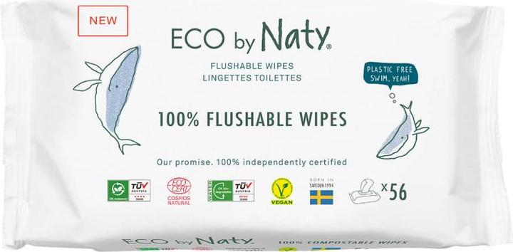 Actual product image Naty Organic toilet tissues (56 Piece)