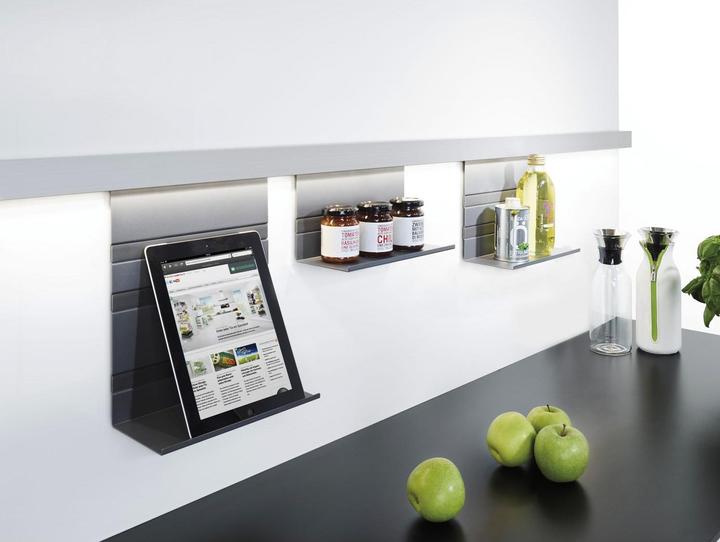 Produktbild Kesseböhmer Linero MosaiQ Folienabroller Stahl titangrau/KS schwarz