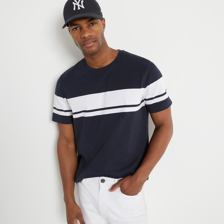Image du produit La Redoute Collections T-shirt à encolure ronde (S)