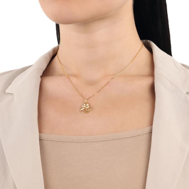 Immagine prodotto Amor Halsschmuck für Damen, 925 Sterling Silber, Zirkonia synth., Schmuckstein synth. | Lebensbaum (Argento 925)