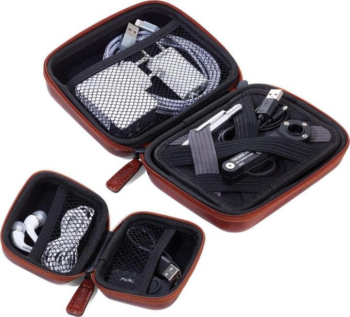 Troika Reiseaccessoires Etui Onpack Kunstleder Braun